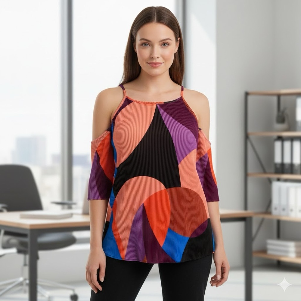 NWT Bold elements ladies off shoulder top - Picture 3 of 7